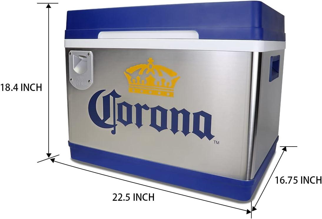 image:imageCorona Cruiser Exclusive Thermoelectric Cooler 45 Liters 48 Quart Capacity 12V DC110V AC for for Beverage Beer Wine Camping Travel Truck RV Cottage Dorm