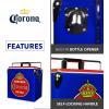 Corona Retro Ice Chest Cooler – 18 Can Ice Box, Portable Ice Bucket with Bottle Opener, Vintage Style, Insulated for Camping, Beach, Picnic, RV, BBQs, Tailgating, Fishing, 13L (14 qt)