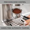 Kenmore Espresso Machine – Automatic Coffee Maker with Manual Tamper, Auto Cleaning, Milk Steamer & Frother, Bean Grinder, Brew Professional Barista Style Cappuccino, Café Latte(Auto-Tamping)