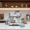 Kenmore Espresso Machine – Automatic Coffee Maker with Manual Tamper, Auto Cleaning, Milk Steamer & Frother, Bean Grinder, Brew Professional Barista Style Cappuccino, Café Latte(Manual-Tamping)