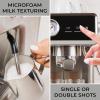 Kenmore Espresso Machine – Automatic Coffee Maker with Manual Tamper, Auto Cleaning, Milk Steamer & Frother, Bean Grinder, Brew Professional Barista Style Cappuccino, Café Latte(Auto-Tamping)
