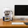 Koolatron Corona Mini Fridge – Refrigerator for Bedroom Office, Portable Table Top Beverage Cooler, 12V 110V Refrigerador For Drinks, Soda, Wines, Use In Car, Dorm, Outdoor, Patio, 8 Can