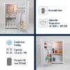 Modelo Refrigerator – Mini Fridge For Kitchen, Bedroom, Office, Dorms, Cuarto, Cool Storage For Wine, Drink, Beverages, Compact Free Standing, Neveras Pequeñpara, 3.2 Cubic Feet Capacity, White