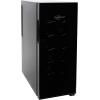 Koolatron 12 Bottle Wine Fridge – Freestanding Wine Cooler with Glass Door, 1.2 Cu Ft (33L) Beverage Can Refrigerator, Digital Temperature Control, Ideal for Red, White & Sparkling Wine, Champagne