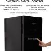 Koolatron 18 Bottle Wine Fridge – Wine Cooler with Glass Door, 1.7 cu. ft (48L), Beverage Can Refrigerator, Digital Temperature Control/Dual temperature zone, Ideal for Red, White & Sparkling Wine