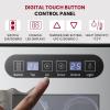 Koolatron Urban Series 12 Bottle Wine Cooler Refrigerator Dual Zone Thermoelectric Wine Fridge Freestanding Wine Cellar for Red White Sparkling Wine Ideal for Kitchen Apartment RV(18 bottles (8 upper  10 lower))