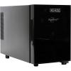 Koolatron 6 Bottle Wine Fridge – Freestanding Wine Cooler with Glass Door, 0.6 cu ft (16 L) Beverage Can Refrigerator, Digital Temperature Control, Ideal for Red, White & Sparkling Wine, Champagne