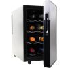 Koolatron 8 Bottle Wine Cooler, Black, Thermoelectric Wine Fridge, 0.8 cu. ft. (23L), Freestanding Urban Series Wine Refrigerator, Red, White and Sparkling Wine Storage for Kitchen and Apartment(8 Bottles)