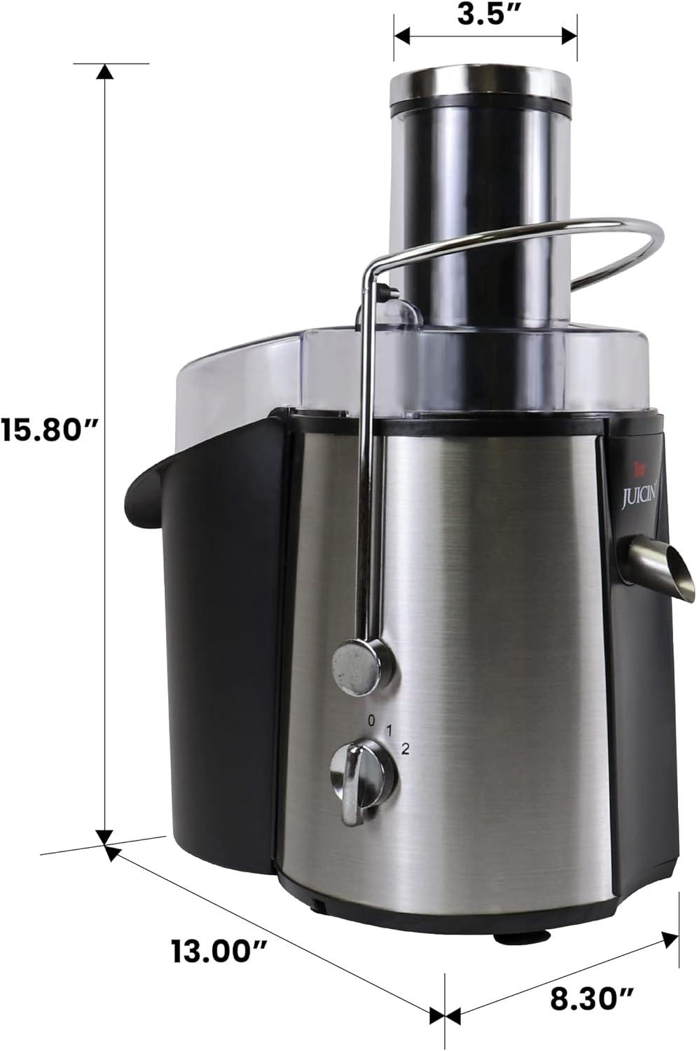 image:imageTotal Chef Wide Mouth Juicer Machine 2 Speed Slow Masticating Juicer for Vegetables amp Fruits High Yield Juice Extractor Easy to Clean Compact Juicing Machine for Fresh Juice