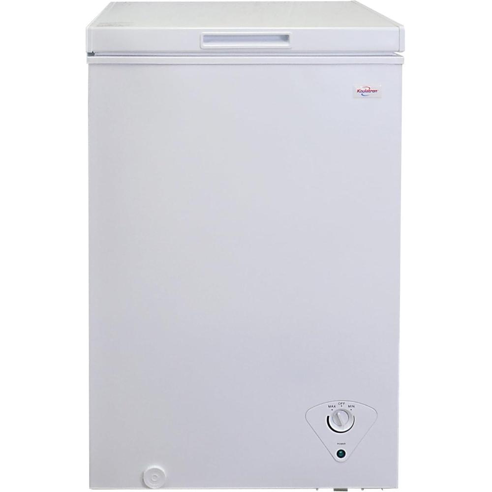 image:imageKoolatron Deep Freezer Chest Freezer 1 Wire Basket Garage Ready Meat Storage Front Drain Congelador For Home Apartment Basement Dorm Cottage Manual Defrost Stand Up 35 Cubic Feet White