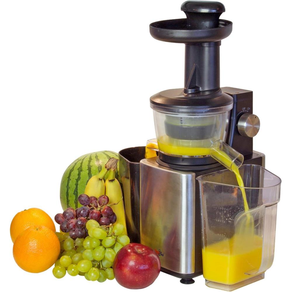 image:imageTotal Chef Cold Press Juicer Machine  Slow Masticating Juicer for Vegetables amp Fruits High Yield Juice Extractor Maquina Para Jugos Naturales Easy to Clean Compact Juicing Machine