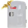 Coca-Cola Diet Coke DC04 4 Liter/4.2 Quarts 6 Can Portable Mini Cooler/Fridge, Beverages, Baby Food, Skincare and Medications-Use at Home, Office, Dorm, Car, RV or Boat-with AC & DC Plugs, Gray