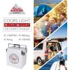 Coors Light Ice Chest Cooler – Portable Ice Bucket with Bottle Opener, Vintage Style, Insulated for Camping, Beach, Picnic, RV, BBQs, Tailgating, Fishing, Steel-Belted 18 Can Ice Box, 13L (14 qt)