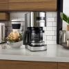 Kenmore Drip Coffee Maker – Programmable Cafe Machine With Glass Pot, Regular & Bold Brew, Auto Shut Off Large Water Reservoir, Reusable Filter, Kitchen Appliances For Cafeteria Barista, 12 Cup Black(Black)