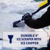 Michelin Heavy Duty 25 Inch Snow Brush with Ice Scraper, Blue Yellow Grey, Lightweight Aluminium Shaft, Ergonomic Handle with Power Scraping Grip Design, for Snow, Ice, Slush, Car, SUV, Truck