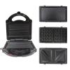Total Chef 4-in-1 Interchangeable Cooking Surfaces, Countertop Grill Plus Open Griddle, Sandwich Press, Waffle Maker, Healthy Family Cooking, Home, Dorm or RV, BPA Free