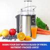 Total Chef Cold Press Juicer Machine – 2 Speed Slow Masticating Juicer for Vegetables & Fruits, High Yield Juice Extractor, Maquina Para Jugos Naturales, Easy to Clean Compact Juicing Machine