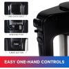 Total Chef Electric Hand Mixer – 6 Speed Handheld Blender, Electric Egg Beater with Whisk, Beater, Dough Hooks, Storage Case, Turbo Boost for Cake Mix, Batidora de Mano Eléctrica