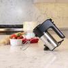 Total Chef Electric Hand Mixer – 6 Speed Handheld Blender, Electric Egg Beater with Whisk, Beater, Dough Hooks, Storage Case, Turbo Boost for Cake Mix, Batidora de Mano Eléctrica