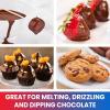 Total Chef Single Pot Chocolate Melter – Electric Candy Melting Hot Fondue Pot With 32+ Accessories, Serving 1 cup Dark or White Melted Chocolate For Dipping Party Desserts, 8.8 Oz (250 g) Capacity