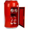 Coca-Cola CC06, Electric Mini Cooler – Holds Up to 8 Cans, Portable Thermoelectric Mini Fridge with Removable Shelf and Carrying Handle, Red