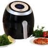 Kenmore Air Fryer – Aerogrill, Non-Stick Frying Basket, French Fry, Digital Touch Screen, 12 Presets, Freidora Eléctrica, Countertop Cooking Kitchen Appliance, Stainless Steel, 8 Quart Black(Black  silver)