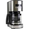 Kenmore Drip Coffee Maker – Programmable Cafe Machine With Glass Pot, Regular & Bold Brew, Auto Shut Off Large Water Reservoir, Reusable Filter, Kitchen Appliances For Cafeteria Barista, 12 Cup Black(Black)