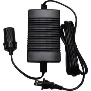 Koolatron 110V AC to 12V DC Power Adapter with Circuit Breaker, AC to DC Power Converter, 12V 5A Power Supply, Black, 6 Ft Cord for Portable Devices, Compressor, Cooler, Car Fridge, and More