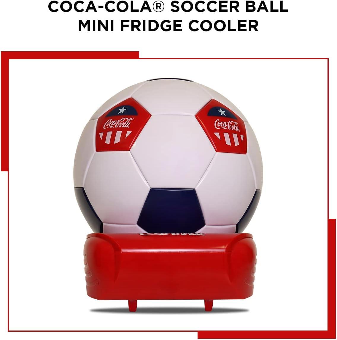 image:imageCocaCola Soccer Ball 5 Can Cooler 12V DC110V AC Cooler for home dorm office travel camping car boat truck beverages snacks skincare cosmetics medication