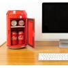 Coca Cola Mini Fridge – 8 Can Refrigerator for Bedroom Office, Portable Table Top Beverage Cooler, 12V 110V Refrigerador For Drinks, Soda, Wines, Use In Car, Dorm, Outdoor, Patio