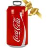 Coca Cola Mini Fridge – 8 Can Refrigerator for Bedroom Office, Portable Table Top Beverage Cooler, 12V 110V Refrigerador For Drinks, Soda, Wines, Use In Car, Dorm, Outdoor, Patio