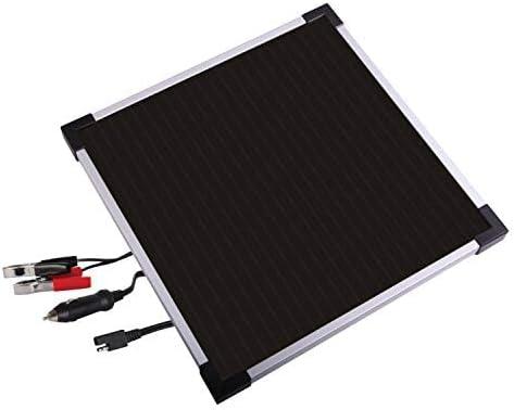 image:imageKoolatron 12 Volt Solar Trickle Charger 6W 415 mAh For RV Boat Truck Vehicle amp Automotive Maintenance With Waterproof Solar Powered Panel Includes DC PlugIn Connector Battery Clamps amp J Plug