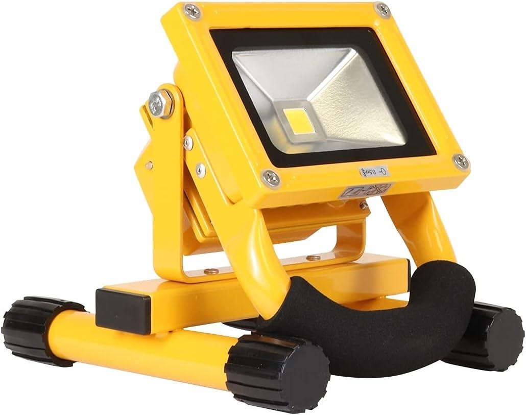 image:imageKoolatron 12V Portable Work Light With LithiumIon Battery Rechargeable Portable Waterproof LED Flood Standing Worklight For Camping Jobsite Vehicles Car Truck Van Tractor Jeep amp Etc