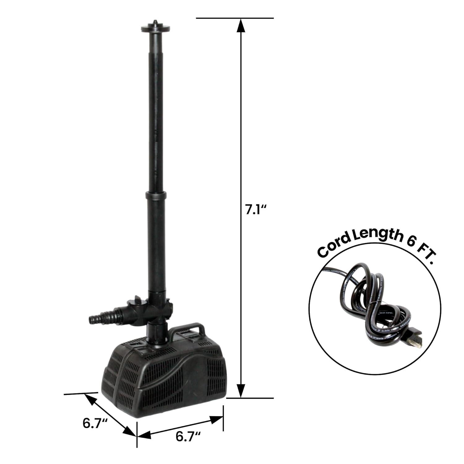 image:imageKoolatron Koolscapes 200 GPH Pond Pump Kits