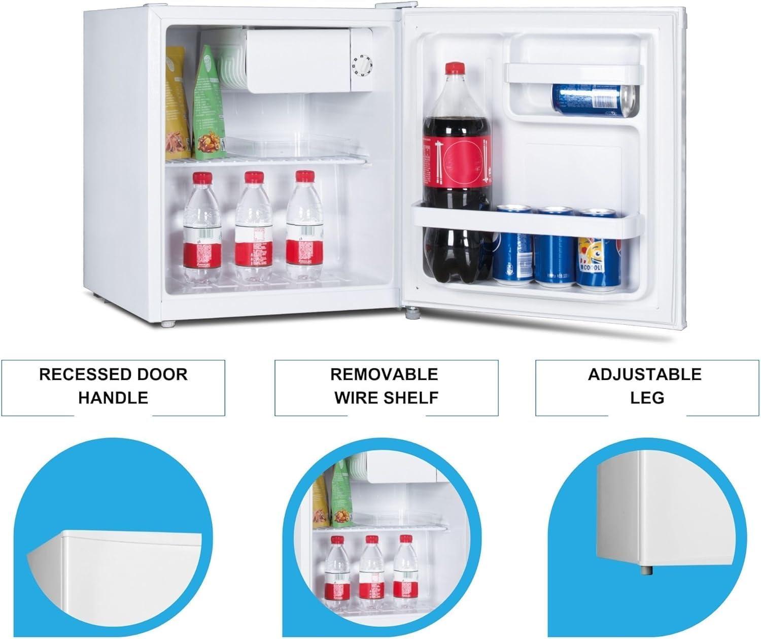 image:imageKoolatron Refrigerator Mini Fridge With Freezer For Kitchen Bedroom office Dorms Cool Storage For Wine Beverages Compact Free Standing Neveras Pequepara 17 Cubic Feet Capacity White