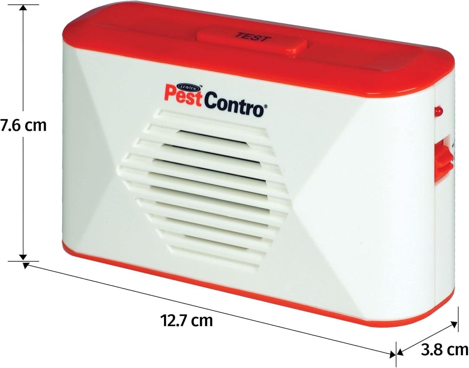 image:imagePestContro Portable Ultrasonic Rodent Repeller Cordless NonLethal Pest Control Dual Frequency Mice Rats Squirrels Chipmunks Kitchen Office Garage Basement Shed Storage Attic