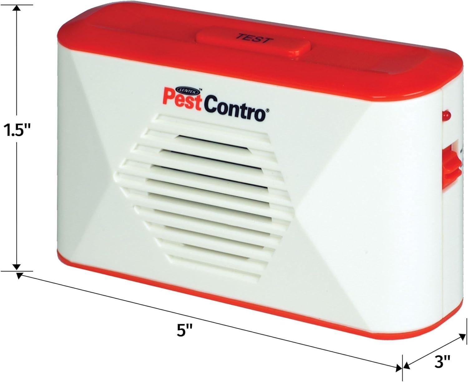 image:imagePestContro Portable Ultrasonic Rodent Repeller Cordless NonLethal Pest Control Dual Frequency Mice Rats Squirrels Chipmunks Kitchen Office Garage Basement Shed Storage Attic