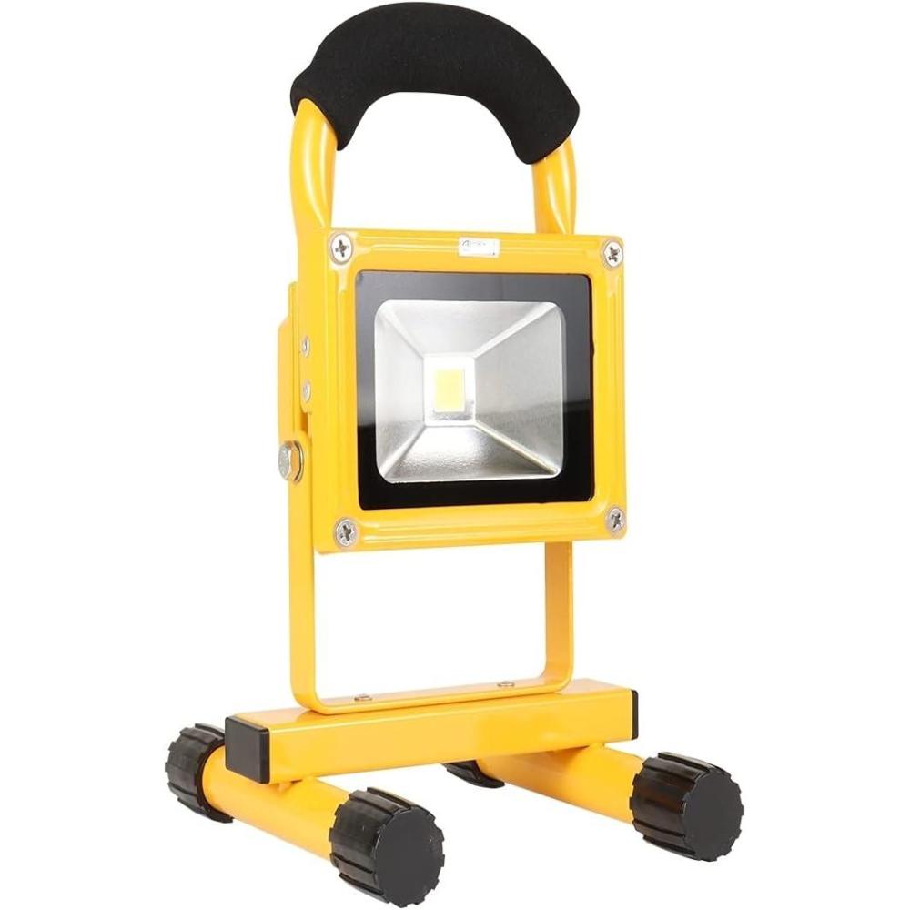 image:imageKoolatron 12V Portable Work Light With LithiumIon Battery Rechargeable Portable Waterproof LED Flood Standing Worklight For Camping Jobsite Vehicles Car Truck Van Tractor Jeep amp Etc