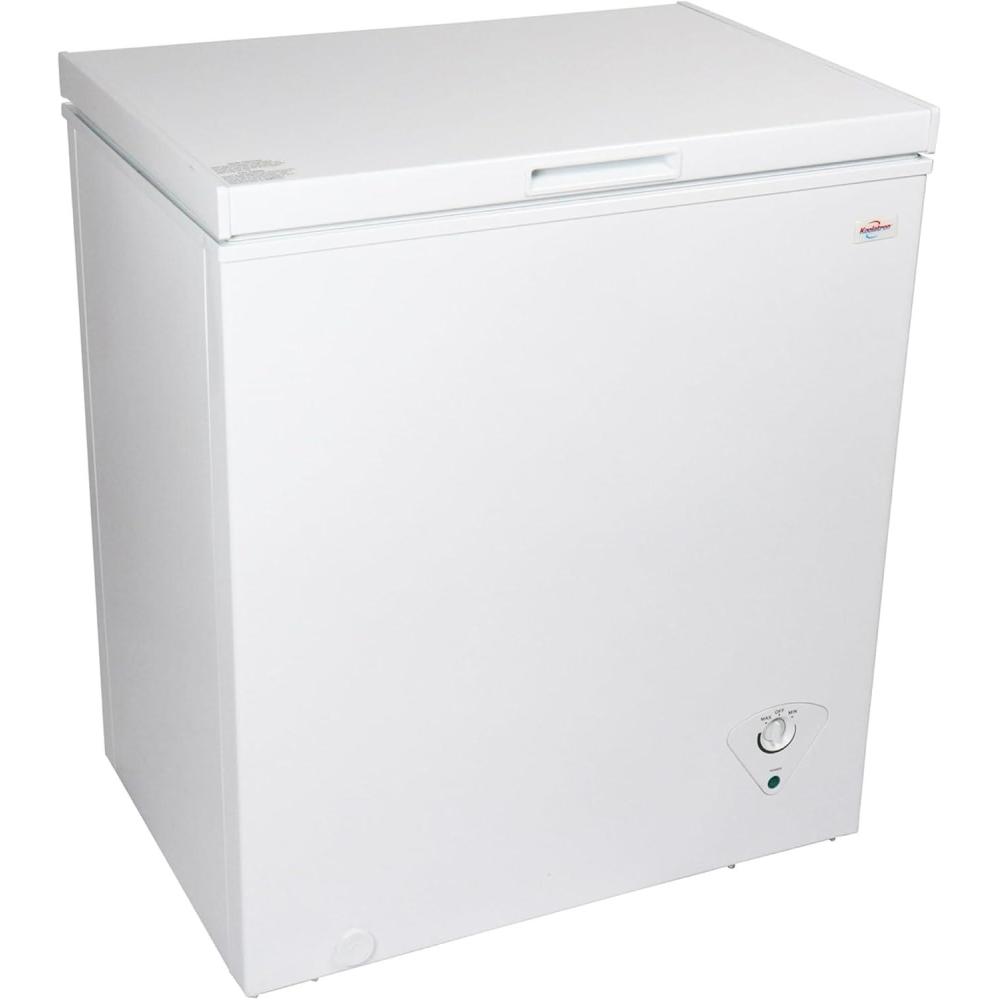 image:imageKoolatron Deep Freezer  50 Cubic Feet Chest Freezer 1 Wire Basket Garage Ready Meat Storage Front Drain Congelador For Home Apartment Basement Dorm Cottage Manual Defrost Stand Up White