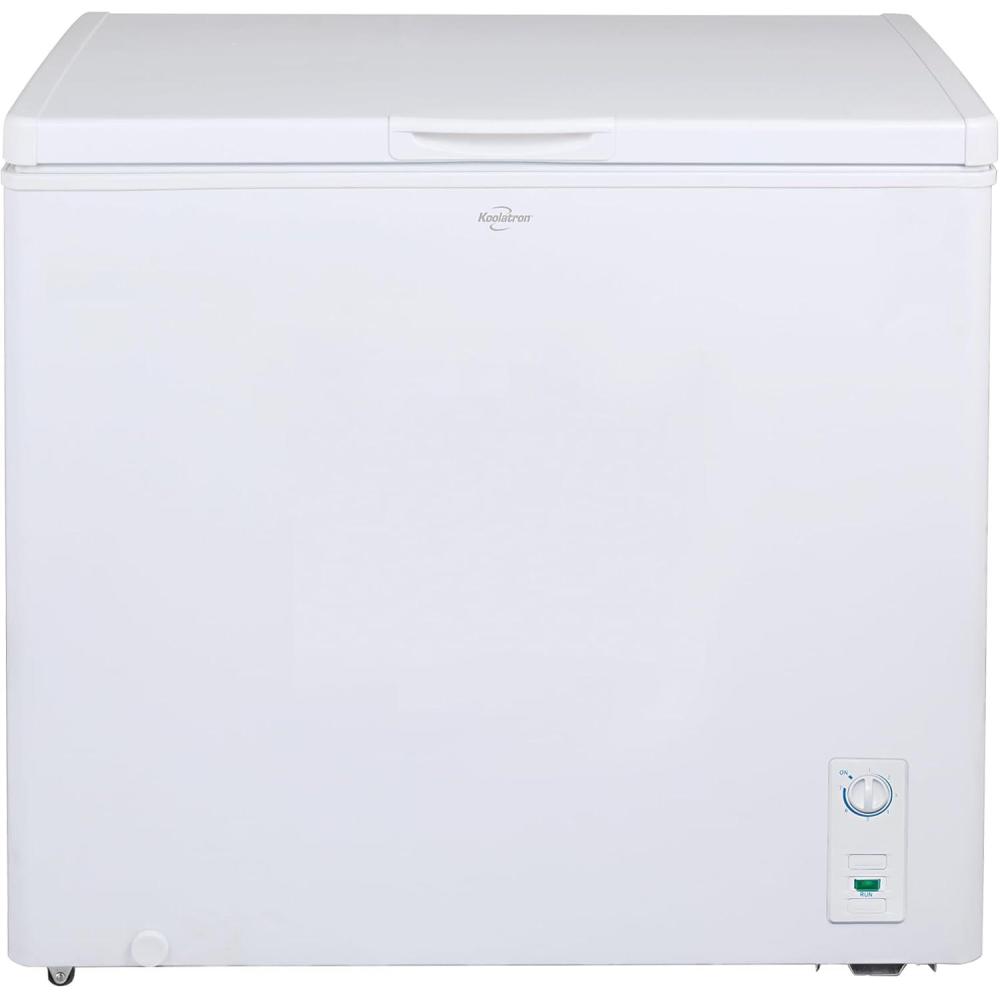 image:imageKoolatron Deep Freezer  Chest Freezer 1 Wire Basket Garage Ready Meat Storage Front Drain Congelador For Home Apartment Basement Dorm Cottage Manual Defrost Stand Up 70 Cubic Feet White