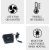 Koolatron 12V Portable Car Heater & Defroster – Plug-In Auto Winter Windshield Heating for Vehicles, Trucks, and Cars, Powered Automotive Interior Heater