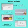 Koolatron 5.9 Cubic Feet Capacity Upright freezer – 5 fixed grid shelves, Garage Ready, Meat Storage, Manual Defrost, Space Saving, Congelador For Home, Apartment, Basement, Dorm, Room, White