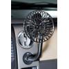 Koolatron AutoKool Solar Powered Car Mini Fan – Exhaust Vent Air Circulation Cooling, Solar Operated Panel Portable Ventilation System for Parked Vehicles Truck, SUV, Van(11×7)