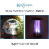 Koolatron Koolscapes 400 Gallon Starter Pond Kit with 340 GPH Pump, Water Bell and Double Daisy Fountain Nozzles, 10 x 10 Ft Flexible Liner, Floating Solar Light, Fish-Friendly Backyard Koi Pond Kit