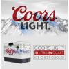 Koolatron Retro Exclusive Ice Chest Beverage Cooler with Bottle Opener 51 L /54 Quart for Camping, Beach, RV, BBQs, Tailgating, Fishing,Silver,CLIC-54Az