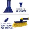 Michelin Snow Brush for Car Windshield – Ice Scraper with 34-50” Hybrid Extendable Handle Ergonomic Multi-Tool Detachable Swivel Head Non-Slip Foam Grip Heavy Duty Snow Remover for SUV, Truck