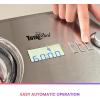 Total Chef 2-in-1 Automatic Ice Cream Maker and Yogurt Maker LCD Display 1.6 qt Built-In Compressor Fresh Homemade Frozen Yogurt Sorbet Gelato in 1 Hour No Salt or Pre-Freezing Stainless Steel Silver(Silver)