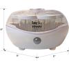 Total Chef 2-in-1 Automatic Ice Cream Maker and Yogurt Maker LCD Display 1.6 qt Built-In Compressor Fresh Homemade Frozen Yogurt Sorbet Gelato in 1 Hour No Salt or Pre-Freezing Stainless Steel Silver(White)
