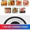 Total Chef 3.8 quart Air Fryer – Aerogrill, Non-Stick Frying Basket, French Fry, Digital Touch Screen, 7 Presets, Friteuse électrique, Countertop Cooking Kitchen Appliance, Black(3.8 Quarts)