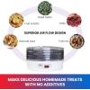 Total Chef Food Dehydrator – 5 BPA-Free Tray, Air Drying Jerky, Fruit, Vegetable, Mushroom, Meat, Fish & More, Counter Top Alimentos Deshidratador For Home With Dishwasher Safe Trays Rack